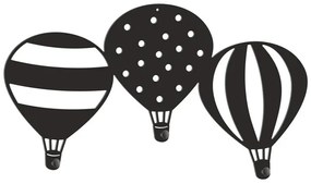 Vešiak na stenu pre deti TRI BALÓNY