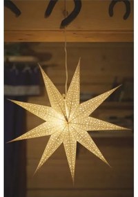 Vianočná dekorácia  1xE14/25W/230V pr. 60 cm strieborná