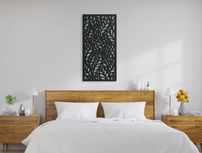 drevko Obraz z dreva Listy Rozmer obrazu: 44,5 x 22 cm, Farba dekorácie: Čierna
