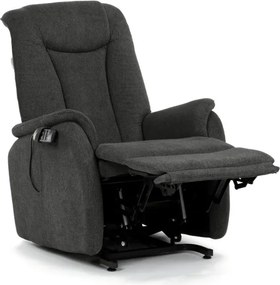 Polohovacie kreslo sivé, elektrické TV-L8963 GREY2
