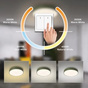 Brilagi - LED stropné svietidlo POOL LED/48W/230V 3000/4000/6000K 40 cm zelené