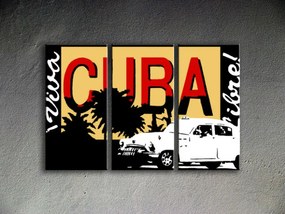 Ručne maľovaný POP Art obraz Cuba