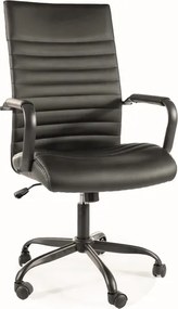 SI Otočná stolička Q-306 čierna