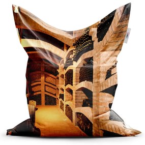 Sablio Sedací vak Vinná pivnica - 200x140 cm