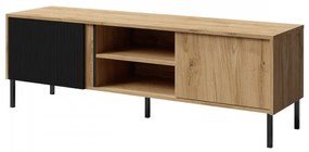 TV stolík Steraen SE06, Farby: dub / dub + čierna