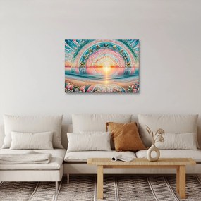 Obraz – Mozaika zapadajúceho slnka (70x50 cm)