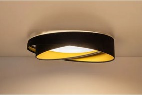 LED stmievateľné stropné svietidlo SM. GALAXY M. LED/24W/230V priemer 55 cm čierna/zlatá + DO