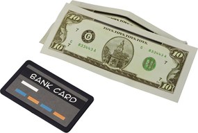 LEAN Detská pokladnička bankomat na učenie sporenia, zlato-čierna