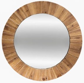 Atmosphera - Nástenné zrkadlo PAMELA pr. 83 cm jedľa