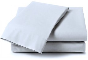 Bavlnené prestieradlo na jednolôžko - 145 x 245 cm - biele