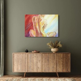 Obraz odpočívajúce ženy, olejomaľba (90x60 cm)