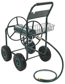 Vozík na záhradnú hadicu s 1/2" hadicovou spojkou 75 m, oceľ