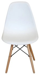 Jedálenská stolička TALCA — biela