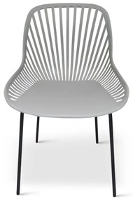 Noela Záhradný jedálenský set Wilder + 4x stolička GABY sivá