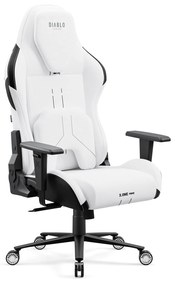 Biele herné kreslo Diablo X.One Prime, Normal Size, Ghosted White