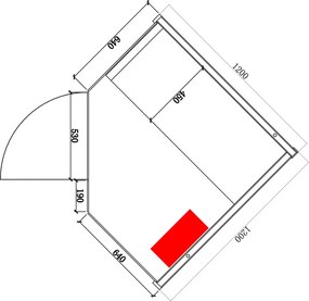BPS-koupelny Fínska sauna Relax HYD-3135 120x120, 1-2 osoby