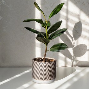 KERAMICKÝ KVETINÁČ (FI) 11X10 CM VIACFAREBNÁ