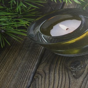 Obraz - vianočná sviečka (90x60 cm)