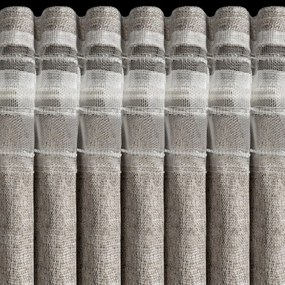 Dekorstudio Zatemňovací záves ZOEY s riasiacou páskou 140x270 cm – tmavobéžový