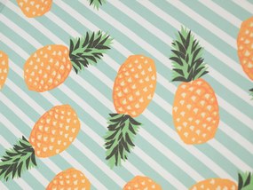 Súprava 2 ks skladacích plážových ležadiel SAND PINEAPPLE, farebné