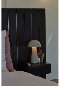 Sivá LED stolová lampa na diaľkové ovládanie (výška 28 cm) Sam – Sirius