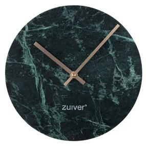 Zelené nástenné mramorové hodiny Zuiver Marble Time