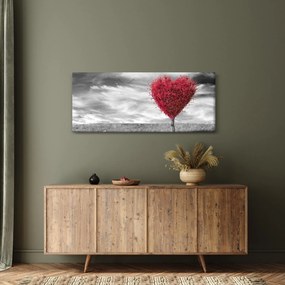 Obraz - Srdce korunou stromu (120x50 cm)