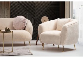 Béžové kreslo Istiridye – Artie