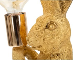 Stolová lampa v zlatej farbe (výška 35,5 cm) Rubbit – Mauro Ferretti