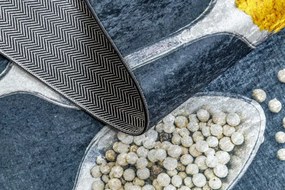 Protišmykový koberec / behúň ANDRE 42760 sivý / zelený