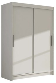 Veľká šatníková skriňa MIAMI I biela šírka 120 cm