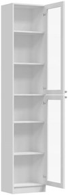 Vitrína Preposso 1 (biela). Akcia -19%. Vlastná spoľahlivá doprava až k Vám domov. 1132521