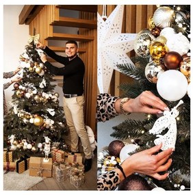 Umelý vianočný stromček borovica zelená 180 cm