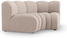 Béžový ženilkový modul pohovky (variabilný roh) Lupine – Micadoni