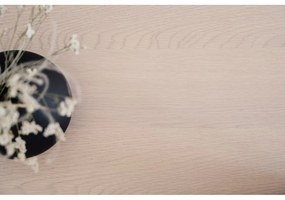 Okrúhly jedálenský stôl s doskou v dubovom dekore 115x115 cm Yumi - Rowico