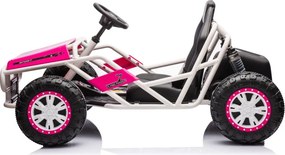 LEAN CARS Elektrické autíčko Buggy A8812 24V, ružové