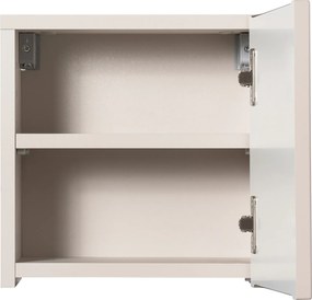 Comad Kúpeľňová skrinka závesná horná Qubik Nova Cashmere 30 čierna