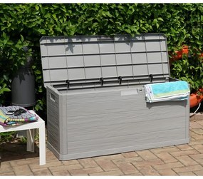 Béžový záhradný úložný box Woodys – Toomax