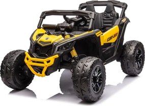 LEAN CARS Dobíjací kočík Can-am DK-CA003 Žltý