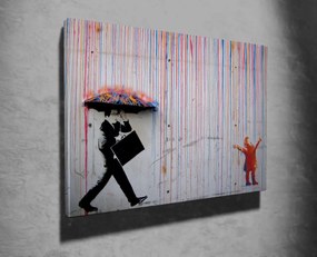 Obraz na plátne Rainbow rain WY64 70x100 cm