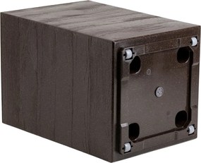 Květináč na kolečkách BETONIQUE 60x40 cm espresso hnědý