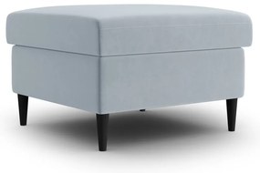 Svetlomodrá zamatová podnožka Kyoto – Cosmopolitan Design