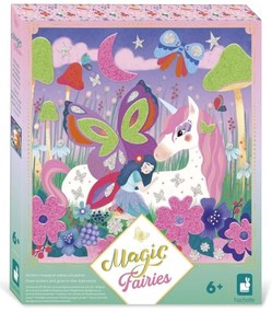 Kreatívna súprava Magic Fairies - samolepky a fosforeskujúci piesok