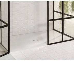 BETTE Floor obdĺžniková sprchová vanička z glazovanej titánovej ocele, 1000 x 900 x 30 mm, biela, s povrchom BetteGlaze Plus, 1661-000PLUS