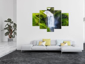 Obraz - Vodopád Skogafoss (150x105 cm)