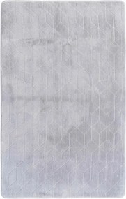 Koberec RABBIT 3D strieborný