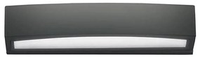 Ideal Lux - Vonkajšie nástenné svietidlo ANDROMEDA 2xE27/60W/230V IP55 čierna