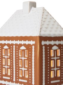 KÄHLER Porcelánový svietnik Gingerbread Lighthouse Medium