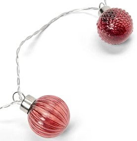 Svetelná LED reťaz s guľôčkami