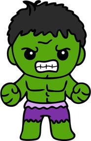 Veselá Stena Drevené vyfarbovacie postavičky Avengers a Groot